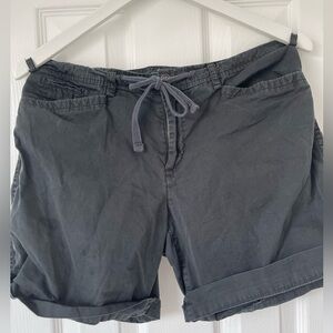 Lauren Jeans Co By Ralph Lauren Vintage Cargo Cotton Hiking Shorts Black Size 4